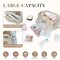 Anti-theft Clear Backpack, Small Mini Clear Bag for Sport Event Concert with Cute Fur Ball